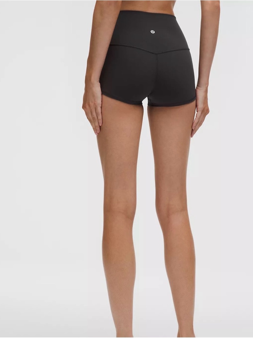 lululemon athletica Black Align High Rise 2" Short - Picture 3 of 9